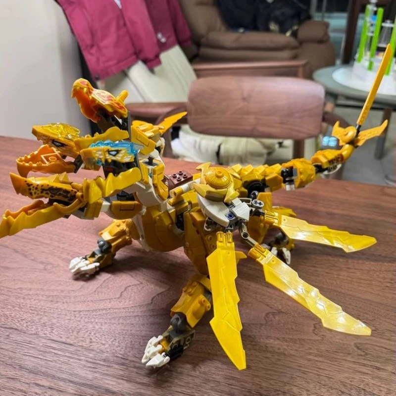 MOC Temple Dragon of Chaos Bounty Tournament Battle Arena Building Block Toy - view 3