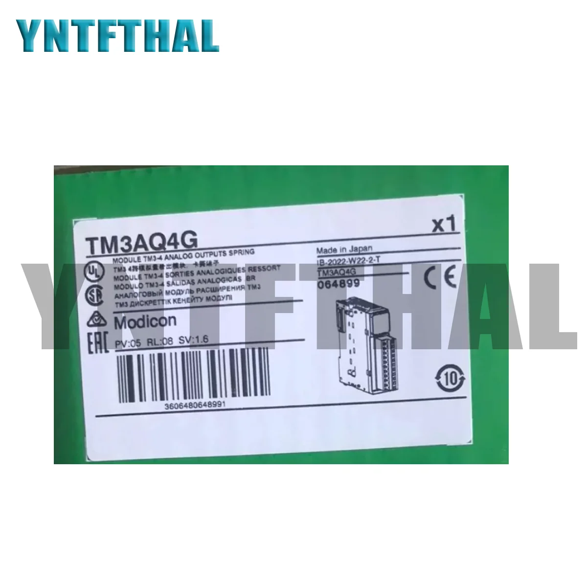 

Новый оригинальный модуль аналогового вывода TM3AQ4G