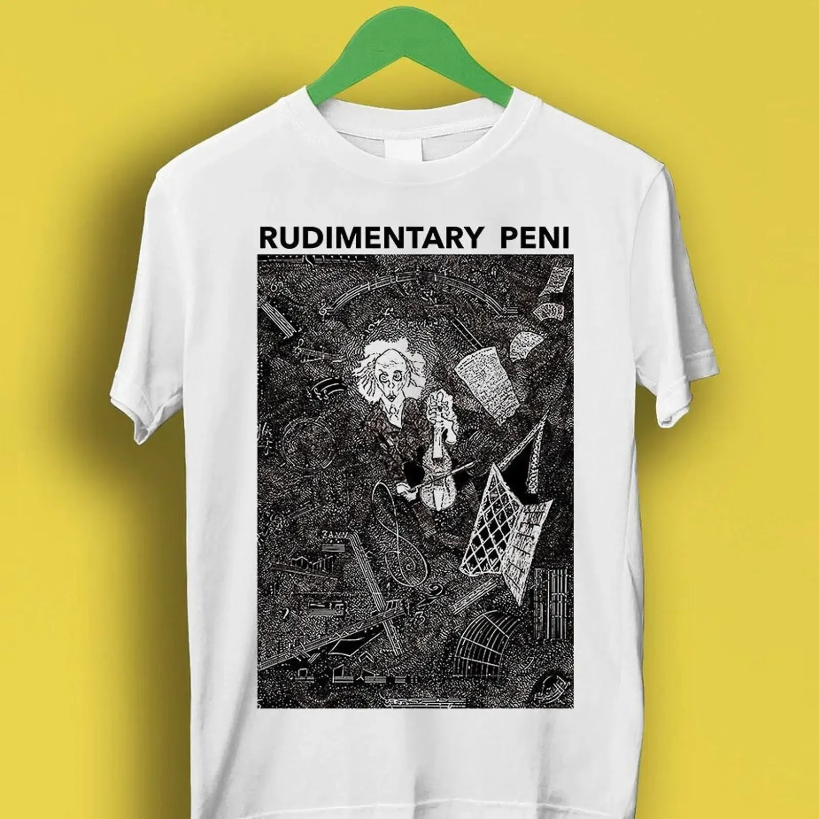 Rudimentary Peni Cacophony Leftover Crack Crass Punk Design Meme T Shirt Gamer Cult Movie Music P2092 vintage Washed Stretched