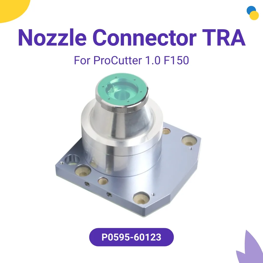 Header ProCutter Nozzle Connector TRA ProCutter 1.0 F150 P0595-60123 For ProCutter 1.0 Laser Cutting Machine Head