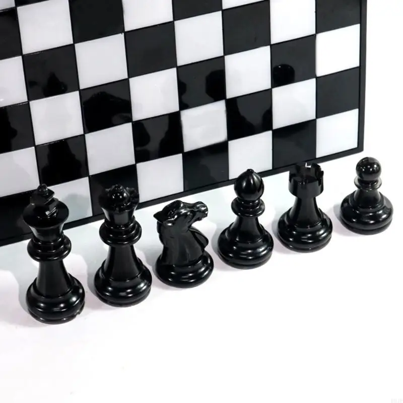 R9JE Chess Mold Set Epoxy Resin Casting Mould Board Games Moulds for Home Decorations