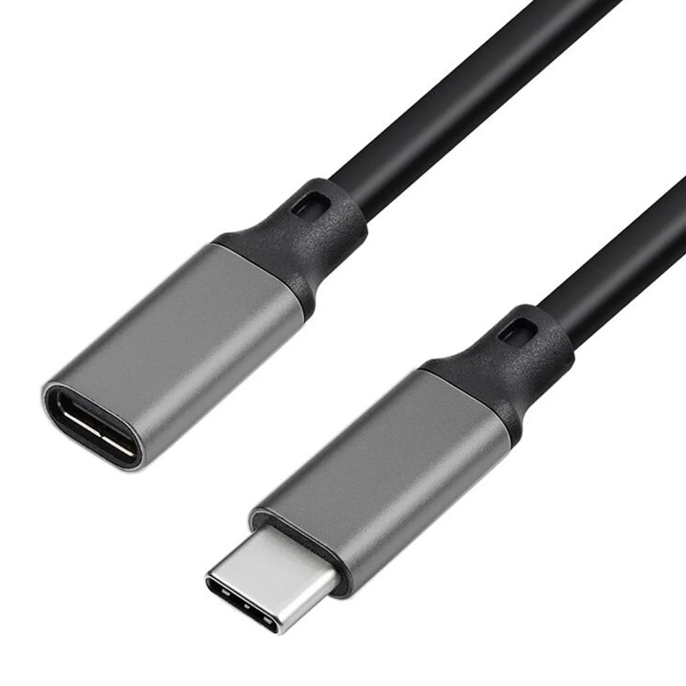 0.2M 0.3M 0.5M 1M 2M 3M 5M 100W 10 gb/s USB 3.2 Gen2 typu C męski na USB-C kobiet synchronizacja danych przewód ładujący 4k 60Hz kabel przedłużający