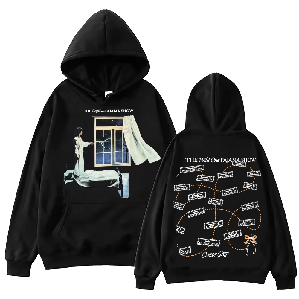 

2026 Конан Серый Wishbone World Tour Толстовка для мужчин и женщин Harajuku Пуловер с длинными рукавами Топы Толстовка Подарок