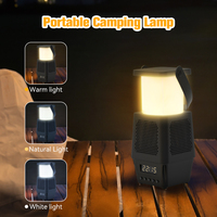 LED Camping Light USB Charging Portable Tent Lamp Multi-functional Portable Lamp For Travel Camping With Speaker