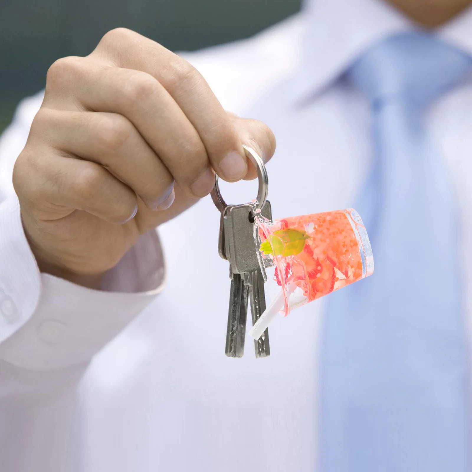 

4Pcs Miniature Barrel Drink Cup Wine Bottle Summer Keychain Accessories Backpack Charms Purse Bag Charms Craft Materials