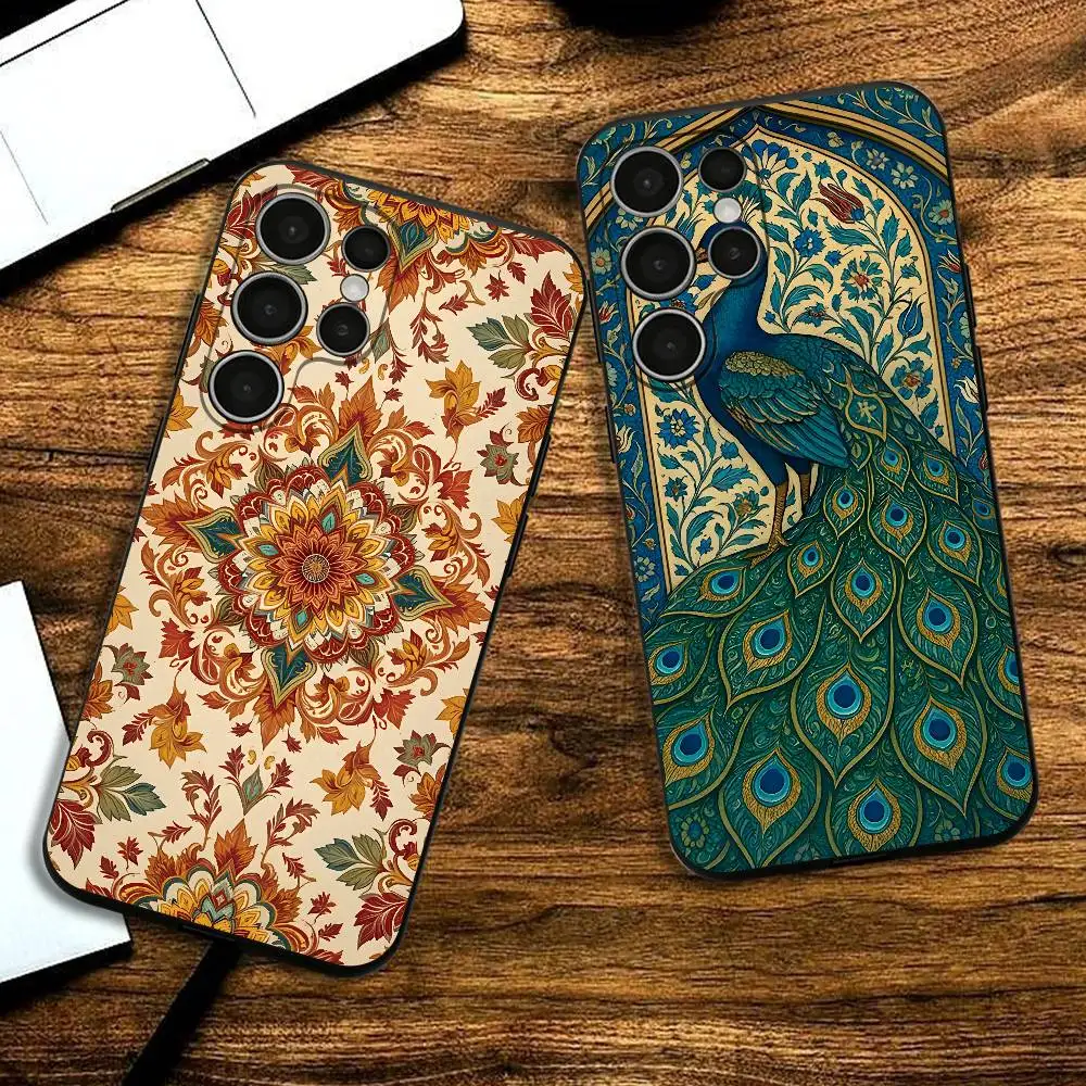 

Carpet Pattern Silicone Case For Samsung S25,24,23,22,21,20 Plus Ultra 5G Lite Shockproof Cover