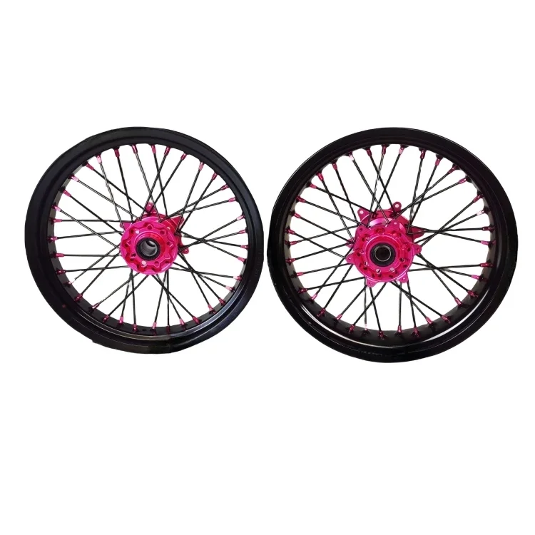 exquisite craftsmanship High Performance 17-3.5/5.0 Motorcycle Supermoto Wheels Set fit KTM  EXC SXF 2003-2023