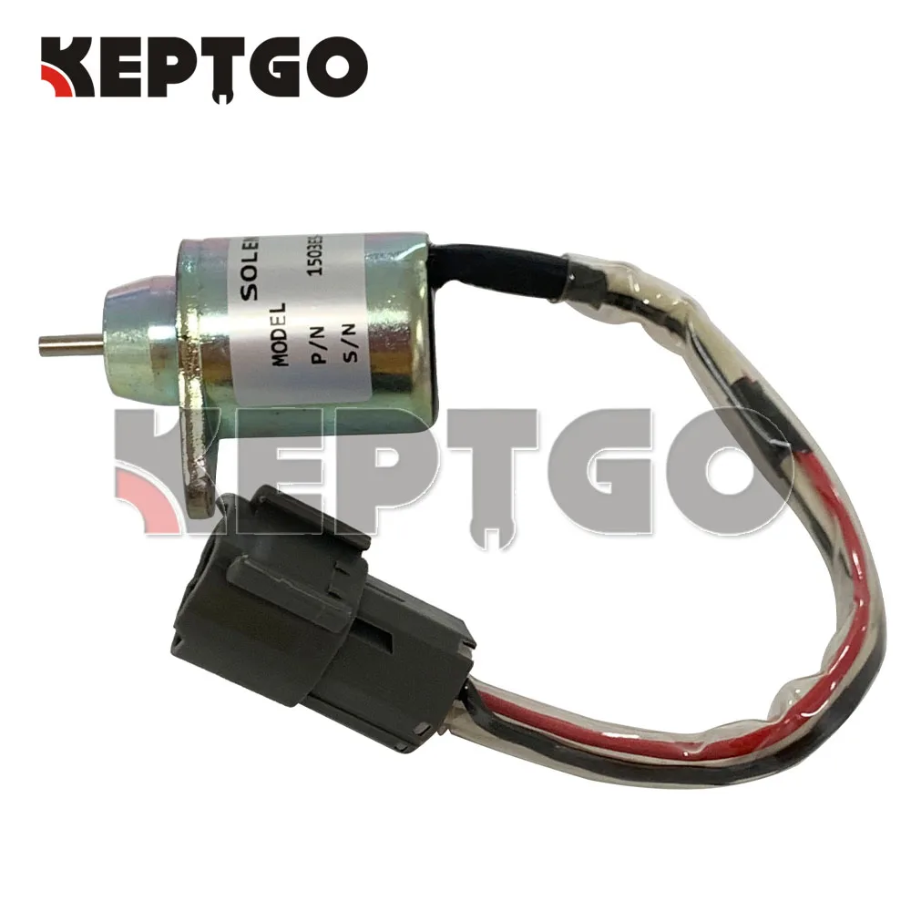 

1503ES-24S5SUC12S 24V Fuel Shutoff Solenoid Valve For Yanmar TB235 3TNV88-BPTB2