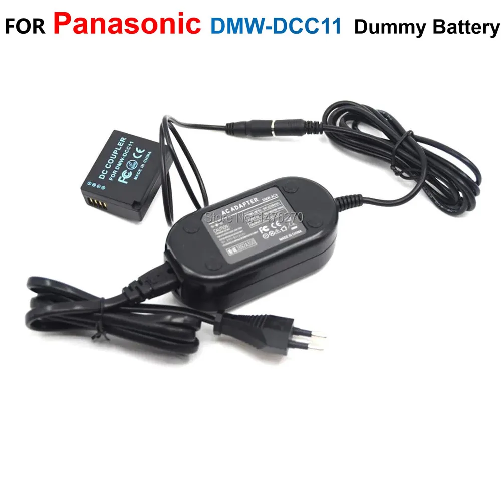 

DMW-DCC11 DC Coupler BLG10 BLE9E BLE9PP Dummy Battery+AC Power Adapter For Lumix DMC GF6 GF5 GX7 GX80 GX85 LX100 T100 ZS200 TZ80