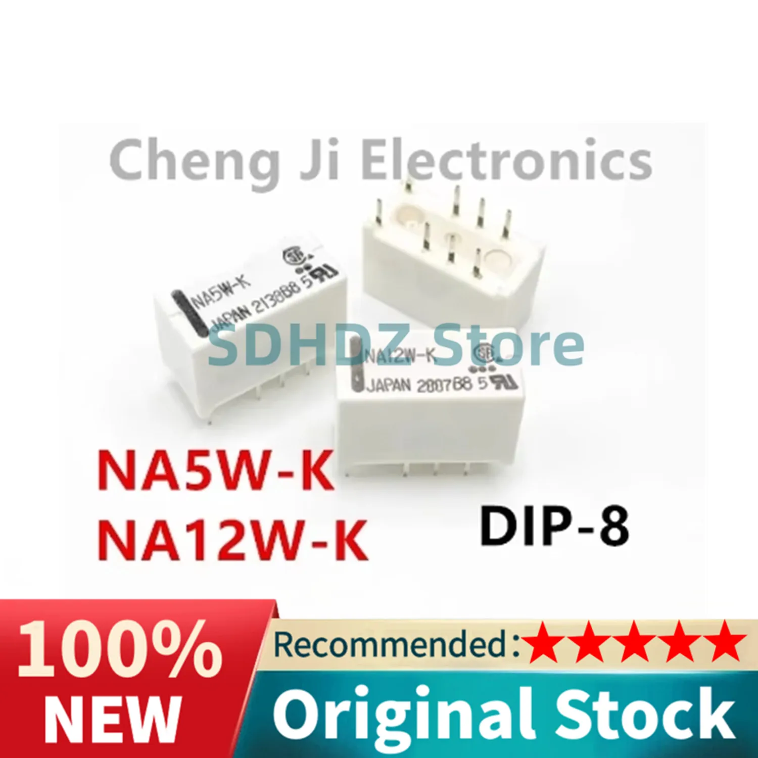 10 шт./лот NA5W-K 、NA12W-K 、NA24W-K DIP-8 новое оригинальное сигнальное реле два открытых и два закрытых 2А