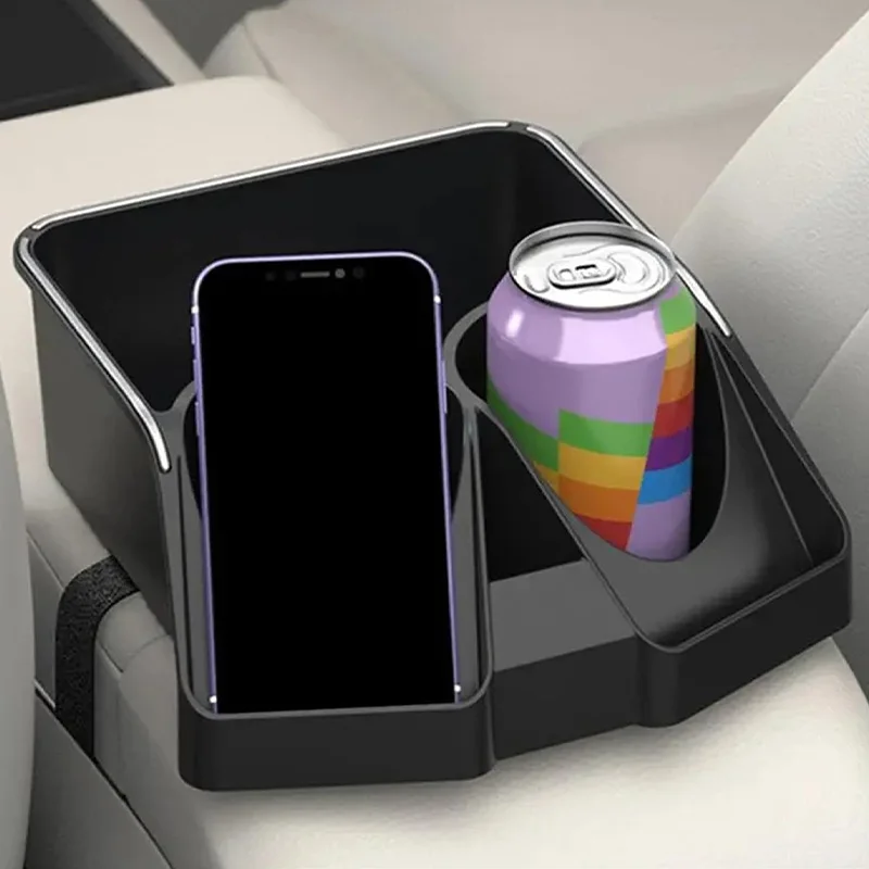 

Multi-Functional Car Armrest Storage Box, Tissue Holder, Cup & Phone Organizer for Auto Interior