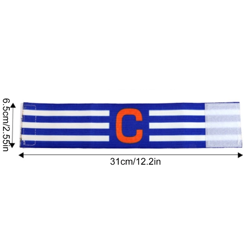 Y1UB Captain Armband Football, Multicolor Captain Arm Bands Football Kids Youth Adult, Adjustable Captain Armband for Soccer