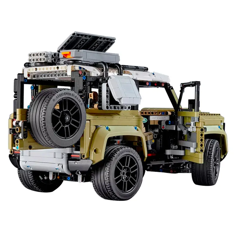 2573pcs Famous Car Blocks Land Supercar Rover Off-Road Defender Vehicle Model 42110 Building Blocks Bricks Toys Kids Adults Gift