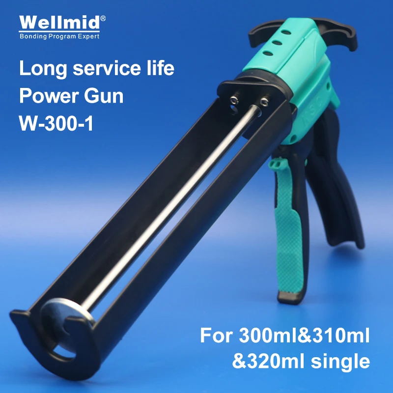 300ML 310ml 320ml silicon Sealant tool Single POWER Gun Manual Caulking Dispensing Mixing Dispensing Dispenser 1 part Glue Gun