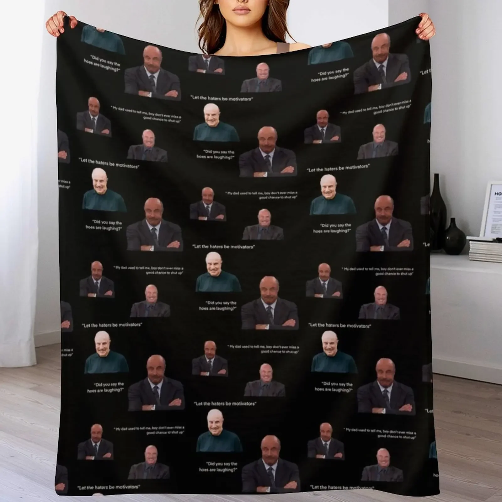 

Dr. Phil Throw Blanket Summer Cool Breathable Blanket for Sleeping