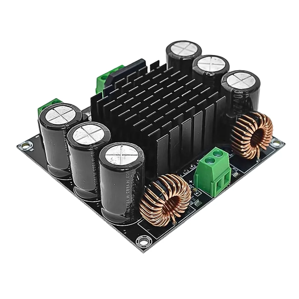 XH M253 لوحة صوت رقمية عالية الطاقة أحادية القناة TDA8954TH BTL وضع 420 واط لوحة صوت للوحة ملحقات المكثفات #4