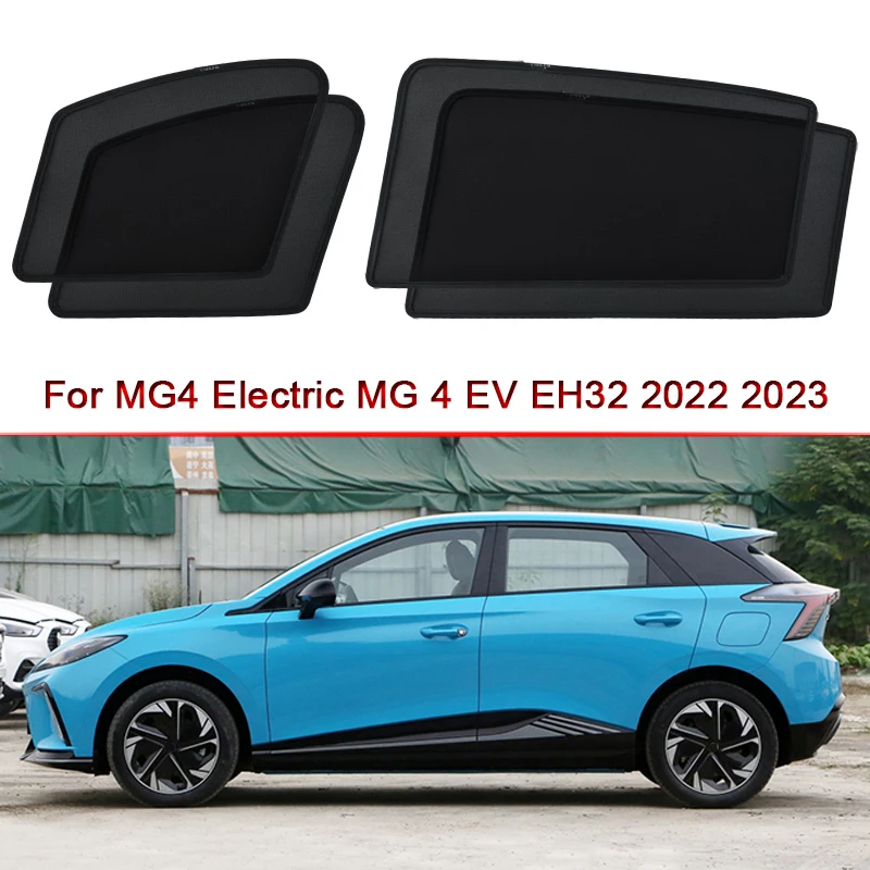 Car Side Window Sunshades Magnetic Adsorption Curtain Privacy Car Sun Shade UV Reflection For MG4 Electric MG4 EV EH32 2022 2023