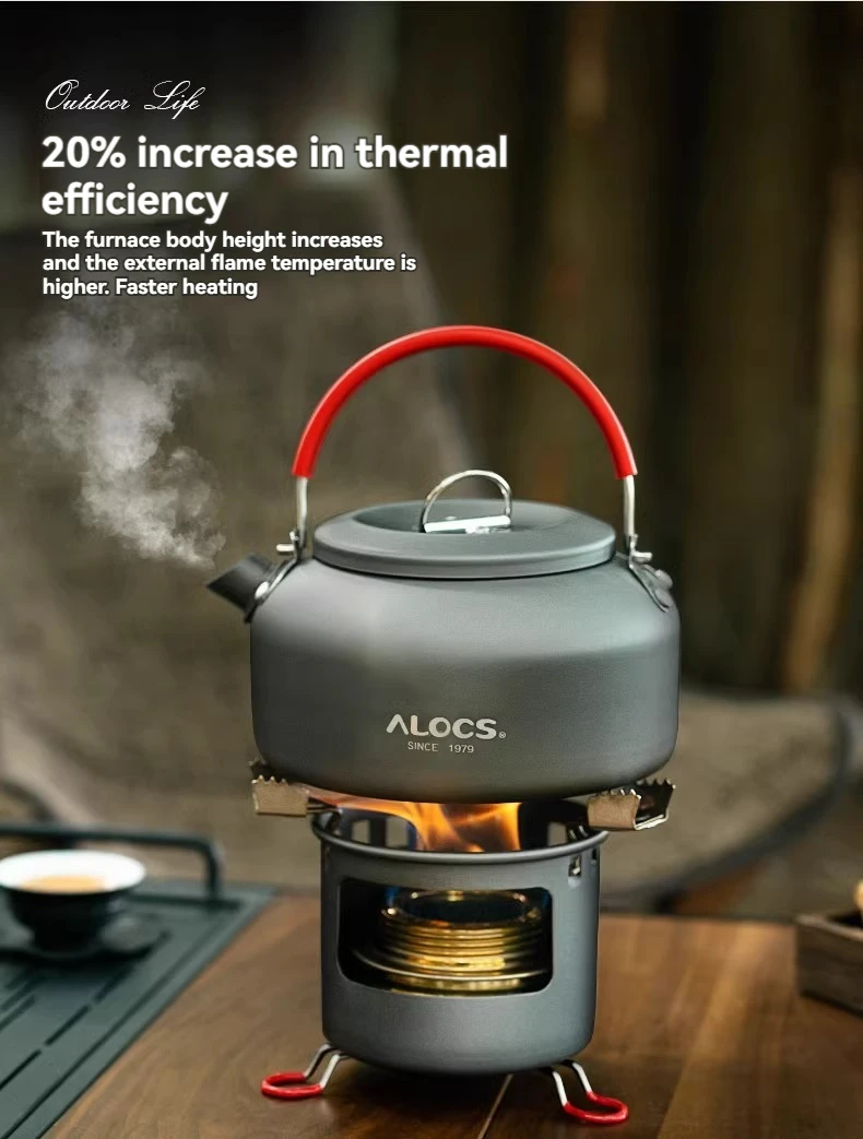 Alocs CS-B13 U Liquid Solid Alcohol Stove Outdoor Windproof Stove Head Portable Stove Outdoor Stove