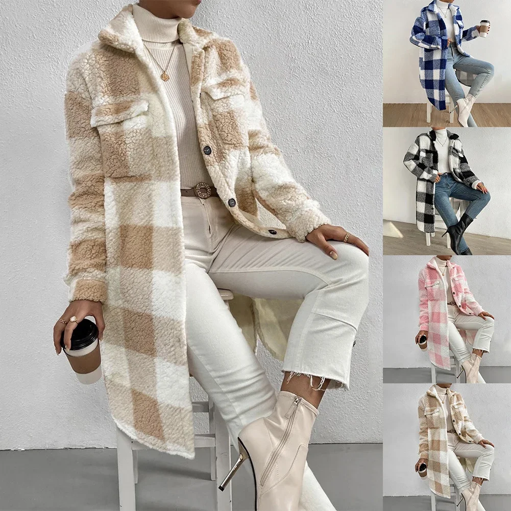 Рисунок 6 - Женская зимняя теплая клетчатая куртка