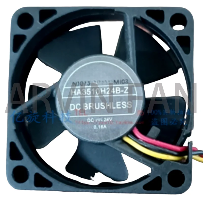 New HA3510H24B-Z 24V 0.16A 3.5cm Cooling Fan
