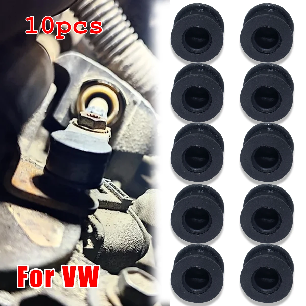 

10pcs Gear Shifting Cable End Connector Bushing Fix Repair Kit Automatic Transmission For VW Polo Mk4 Cross Sedan Mk5 Cross GP