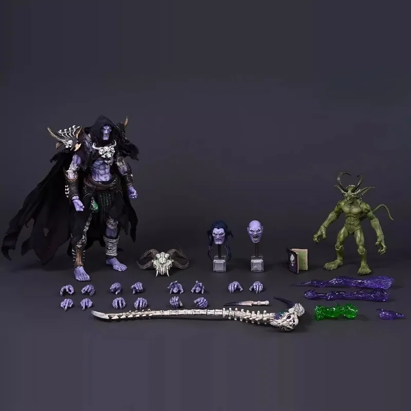 

17 см Adventurer Necromancer Baron Salman Little Ghost, экшн-фигурка, модель, сбор игрушки для мальчика, фигурка