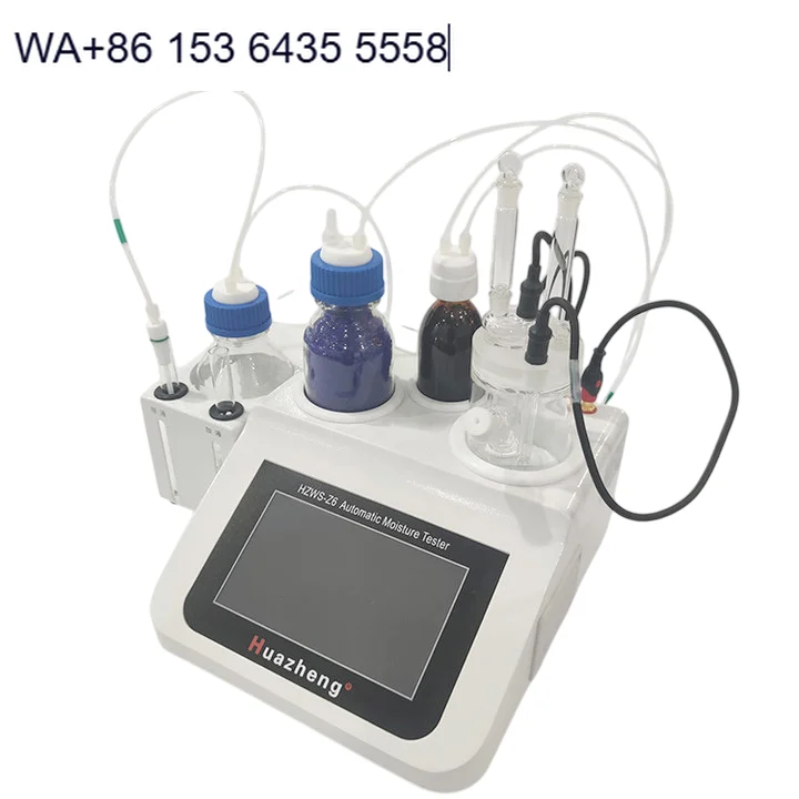 Huazheng Electric HZWS-Z6 OEM  Factory  and Clear Drainage Karl Fischer Moisture Tester