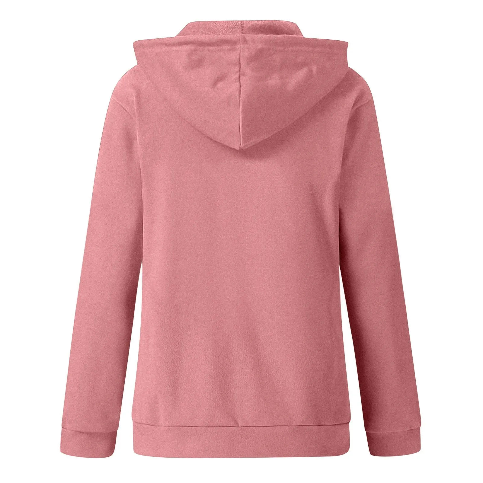 

Women's Casual Hooded Jacket Solid Color Zipper Pocket Top Long Sleeve Outwears Autumn Winter Thin Sweatshirt Top Chaquetas