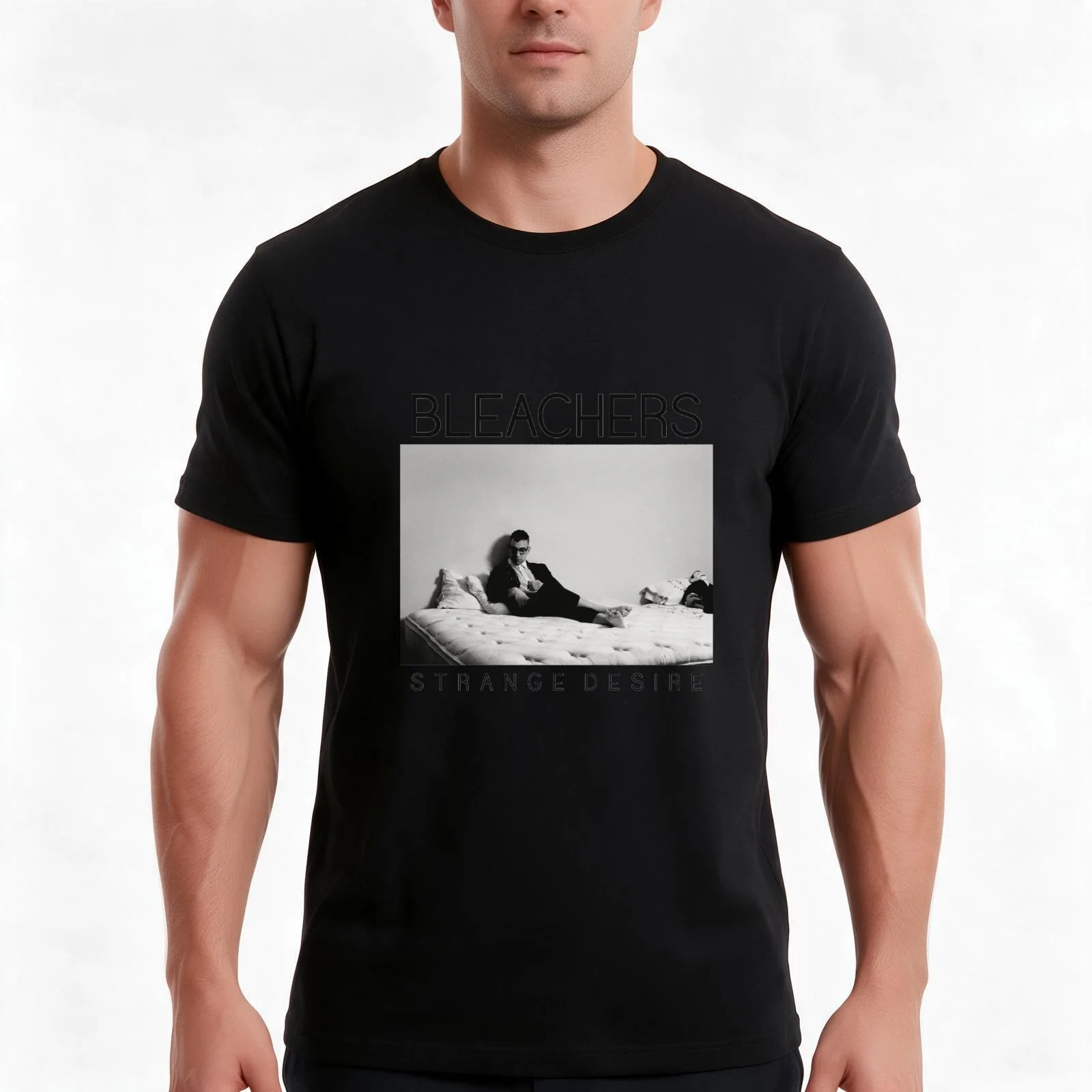 Bleachers - Strange Desire Men T Shirt t shirts for man slim fit