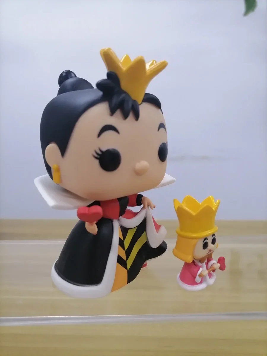 Funko pop estatueta de vinil alice no país das maravilhas rainha dos corações rei coleção figura de ação ornamentos de mesa