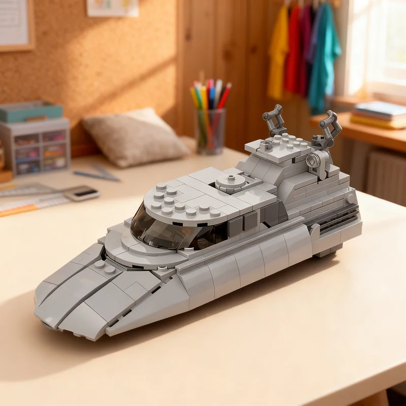 352pcs MOC Star Battle Imperial Rebel Repulsor Scout Model Building Blocks Toys Craft 3D Creative Collection Display Brick Art