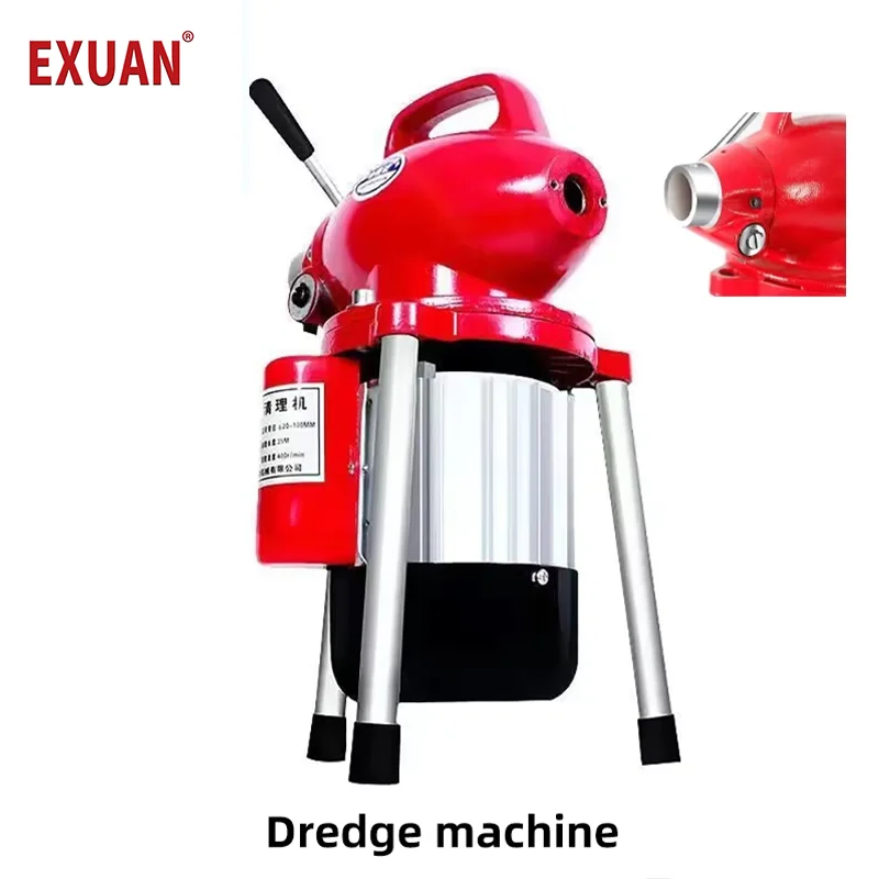 Automatic Dredge Machine  Electric Pipe Dredging Sewer Tools Professional Clear Toilet Blockage Drain Cleaning Machine 1PC