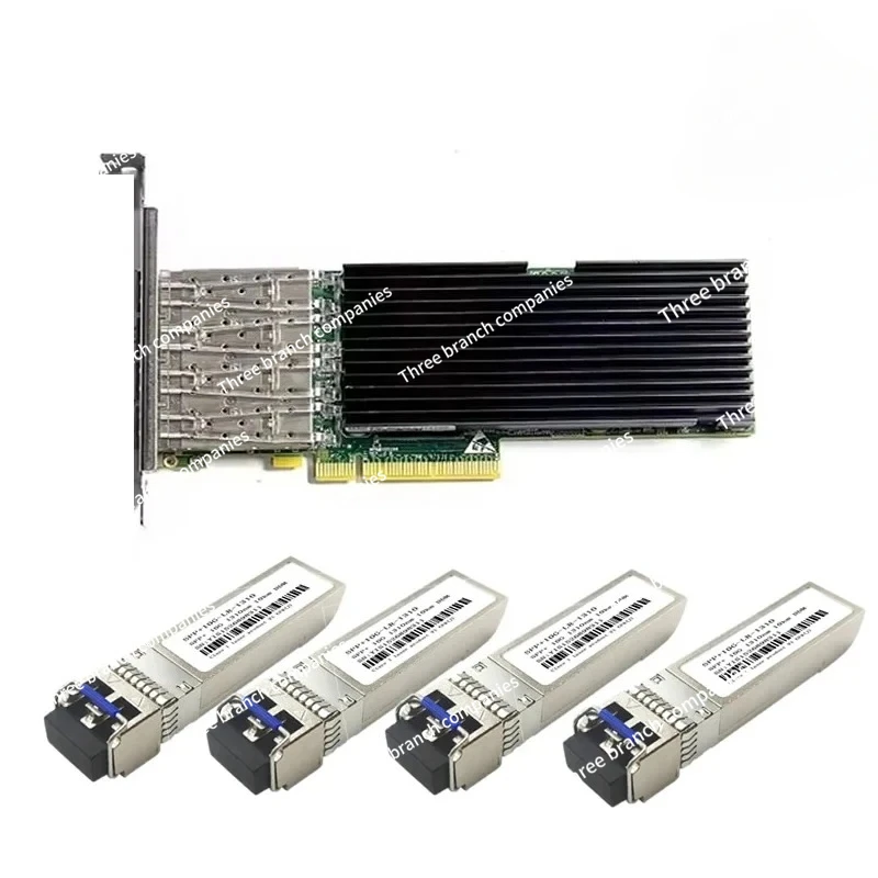 10 Gigabit Etherne X520-DA4 Networks card PE310G4SPI9L-XR-CX3 Disassembly 95 New