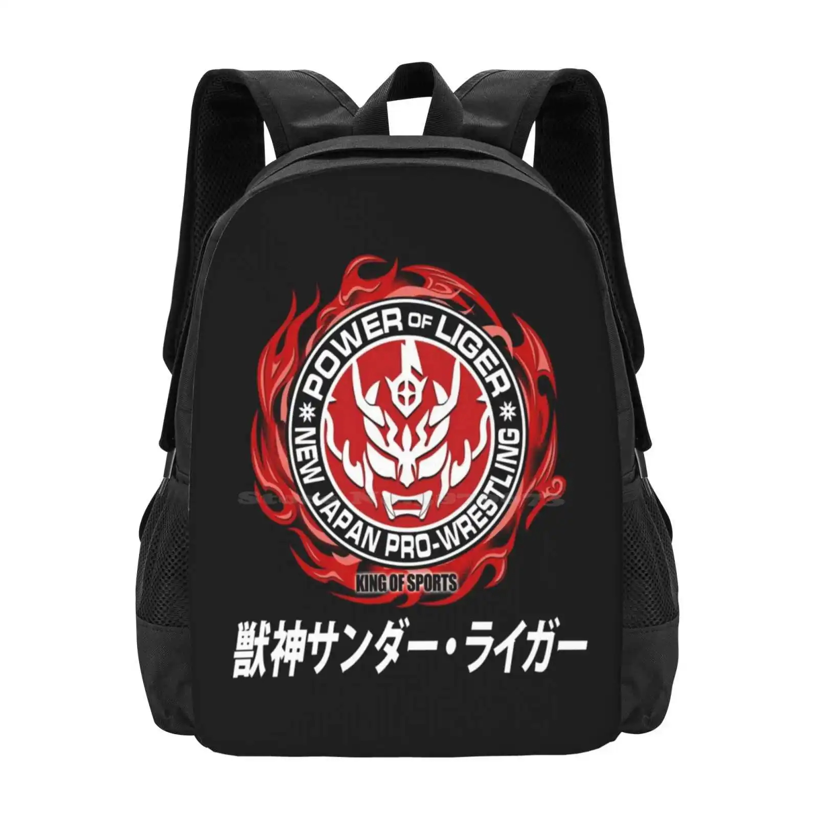 

Рюкзаки Jushin Thunder Liger для школы, подростков, дорожные сумки для девочек, Jushin Thunder Liger, японский борцовский язык, Njpw