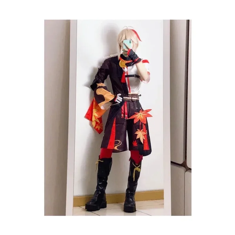 

【Wetrose】In Stock Kaedehara Kazuha Cosplay Costume Genshin Impact Kazuha Full Set Game Party Halloween COSda@