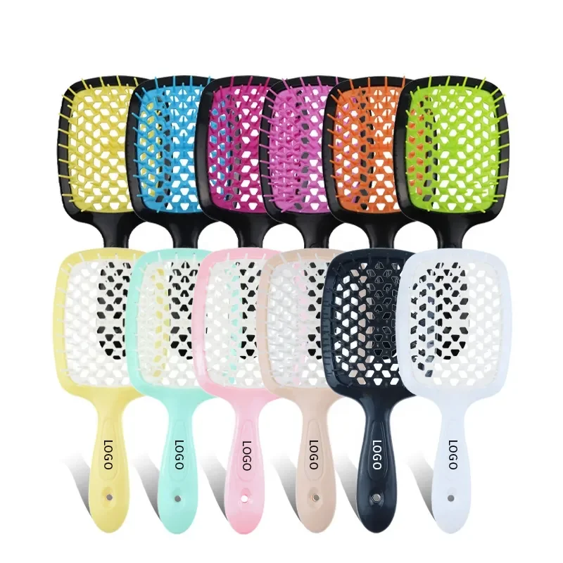 Women\'s Hair Combs Wide Teeth Air Cushion Comb Women Scalp Massage Comb for Hair Hollow Out Salon DIY Combs Hairdressing Tool