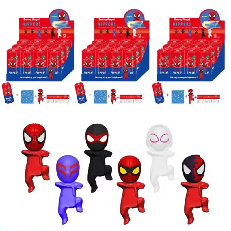 Sonny Angel Spider-Man Series Blind Box Sorpresa Giocattoli periferici Mini Cute Anime Figure Modello personalizzato Giocattolo Regalo di Natale per bambini