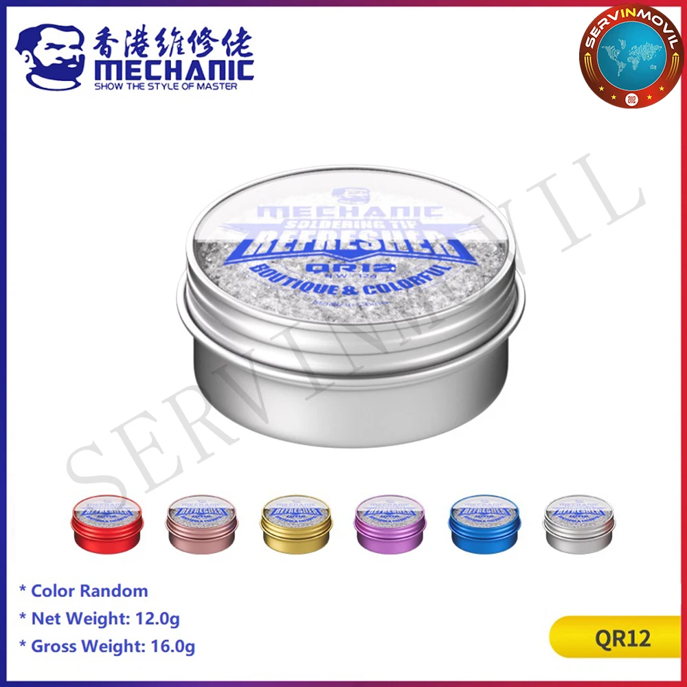 MECHANIC QR12 Solder Iron Tip Refresh Cream Non-stick Quick Remove Oxide Solder Iron Tip Rejuvenation Clean Paste Repair Flux