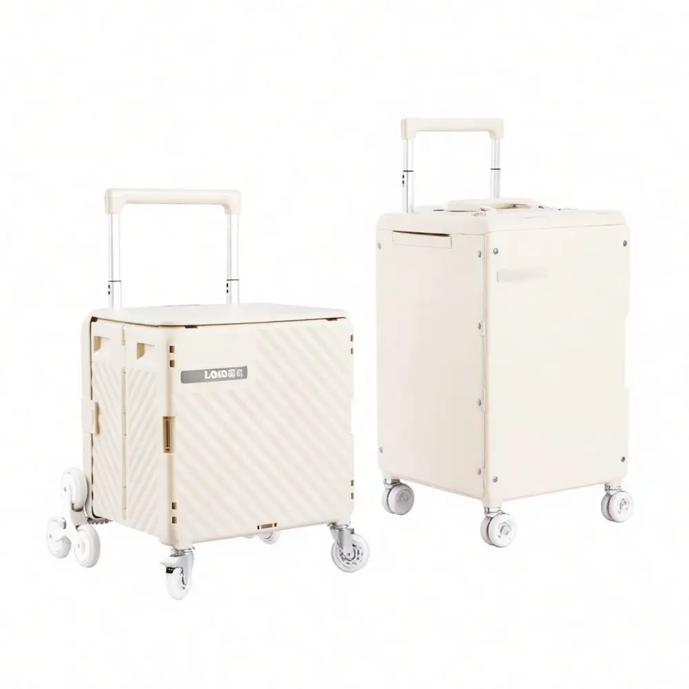 Durable Folding Shopping Trolley Spare Part Swivel Aircraft Wheel Stair Climbing Roller Lid Buckle Handle Replacement Accessory