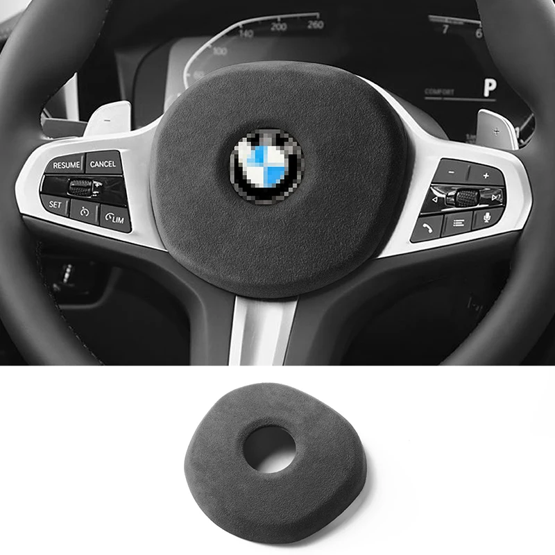 

For BMW G-Chassia Steering Wheel Panel Cover Boot Anti Scratch Made of Alcantara Car Interior Premium Tuning Accessories Style A