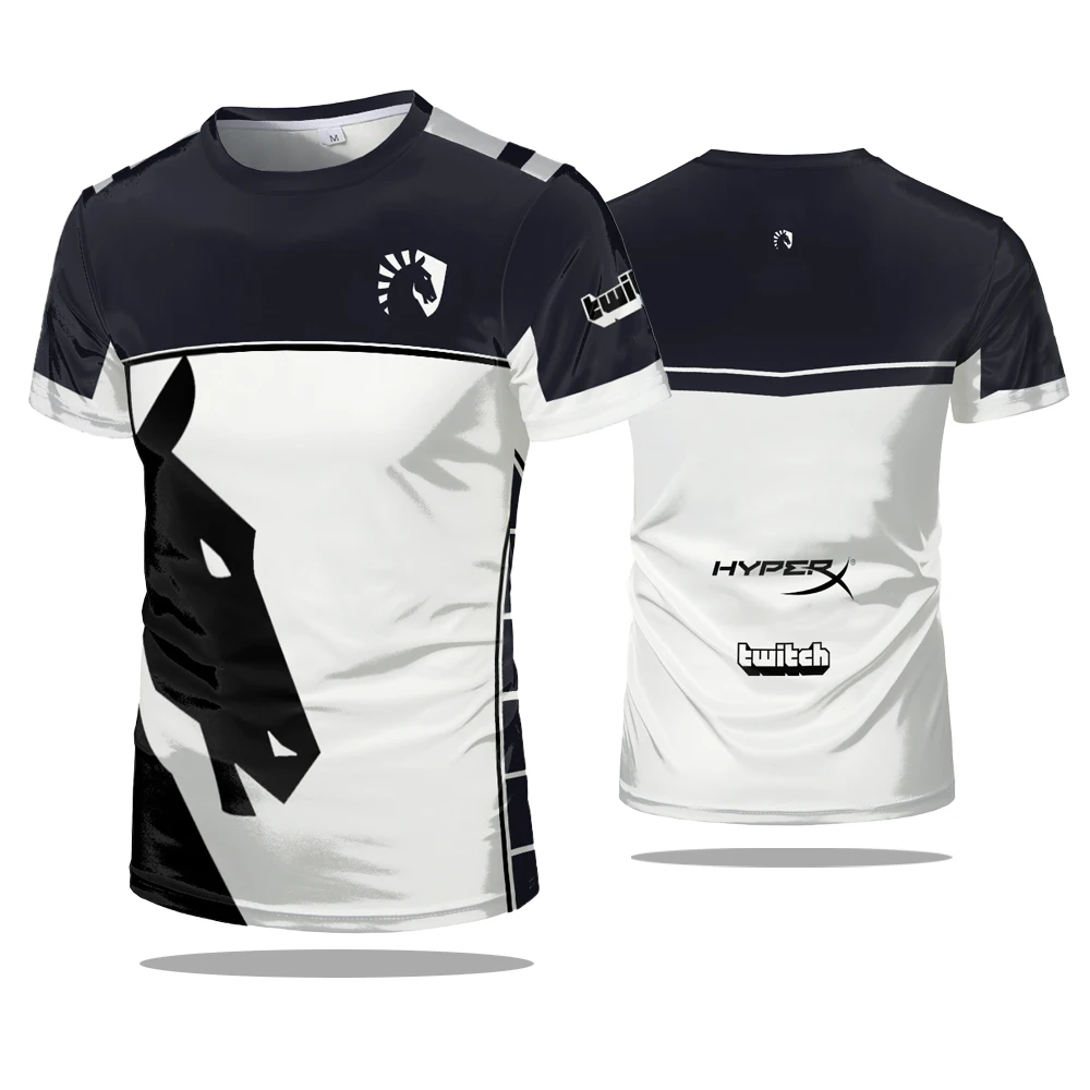 ESports Game Team Liquid Uniform Sports Jerseys Men T-shirt All For The Game Fans Spirit New Team Shirt Casual Games Contest Tee