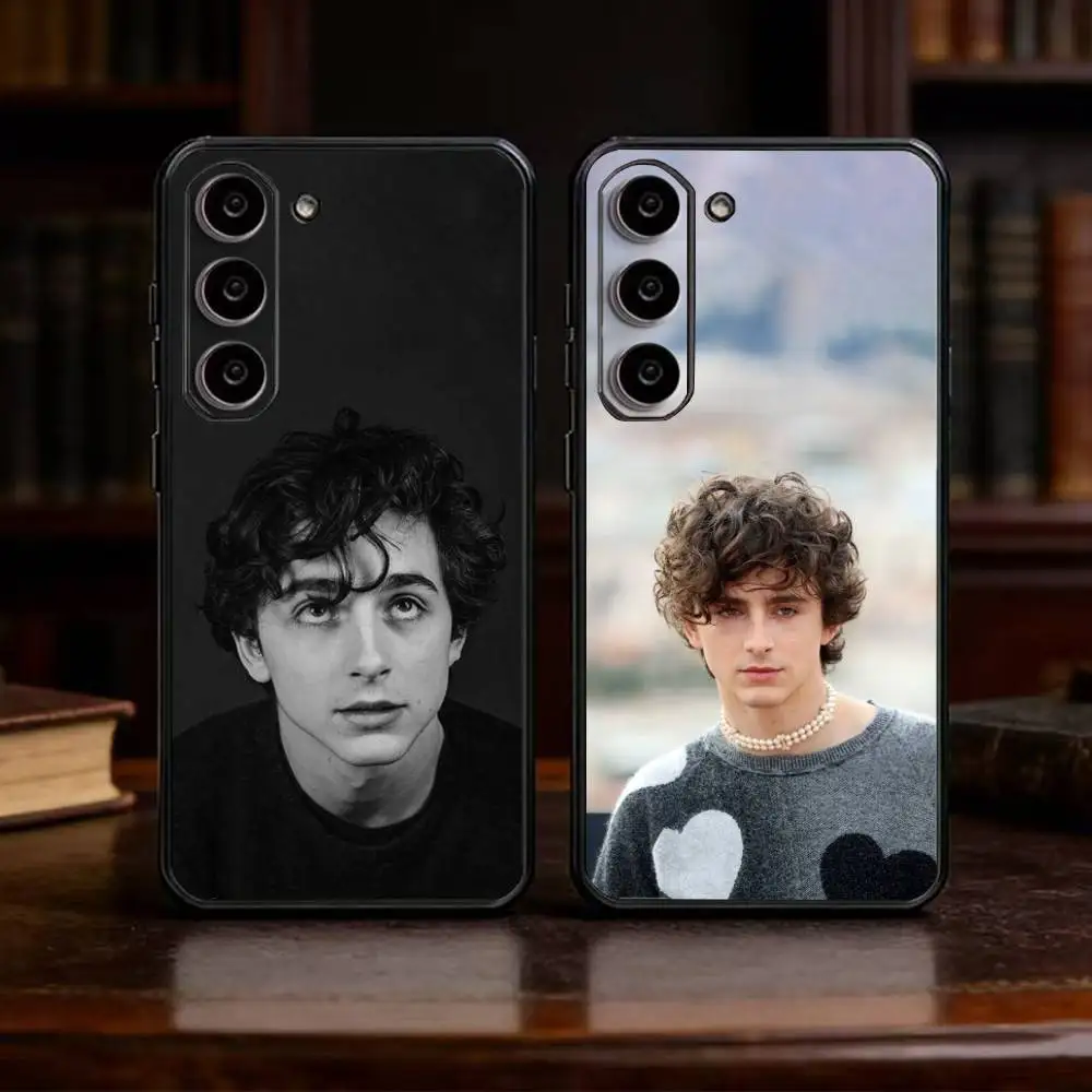 

T-Timothee Chalamet American Actres Phone Case For Samsung Galaxy A20,21s,22,31,32,52,53,72,73,80,91 Soft Black Shell