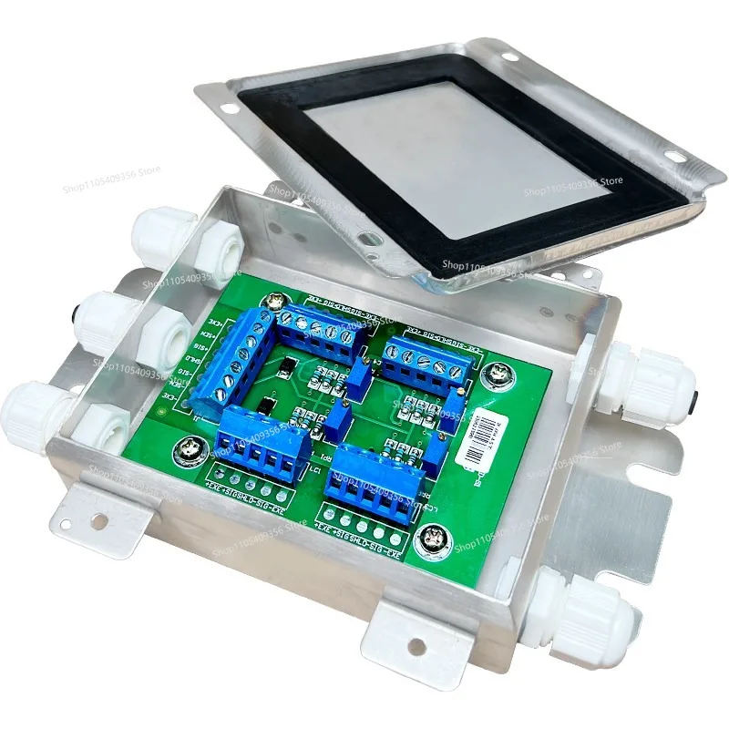 For Weighbridge Stainless Steel Junction Box//weighing Sensor 4/6/8/10 Wire 100 Ton Weighbridge Box
