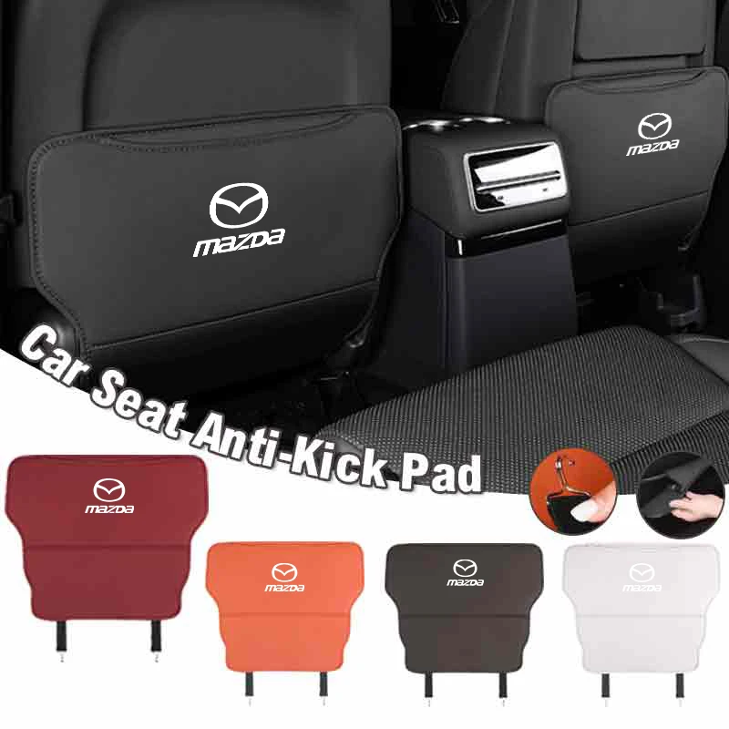Car Seat Anti-Kick Pad Seatback Storage Protector Cover Accessories For Mazda 6 3 CX5 5 2 323 CX7 Demio Atenza Axela MX30 CX30 C
