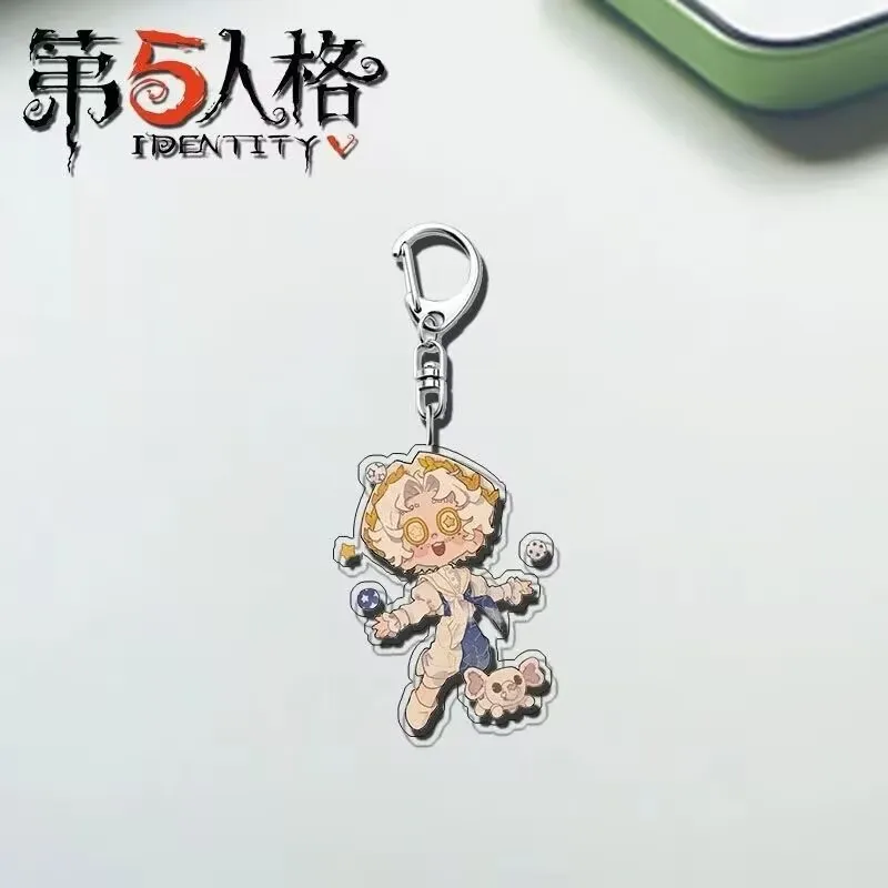 "الهوية V" و "أكروبات" سلسلة مفاتيح أكريليك محيطية قلادة حقيبة مدرسية للطلاب ماك مورتون كهدية للأصدقاء