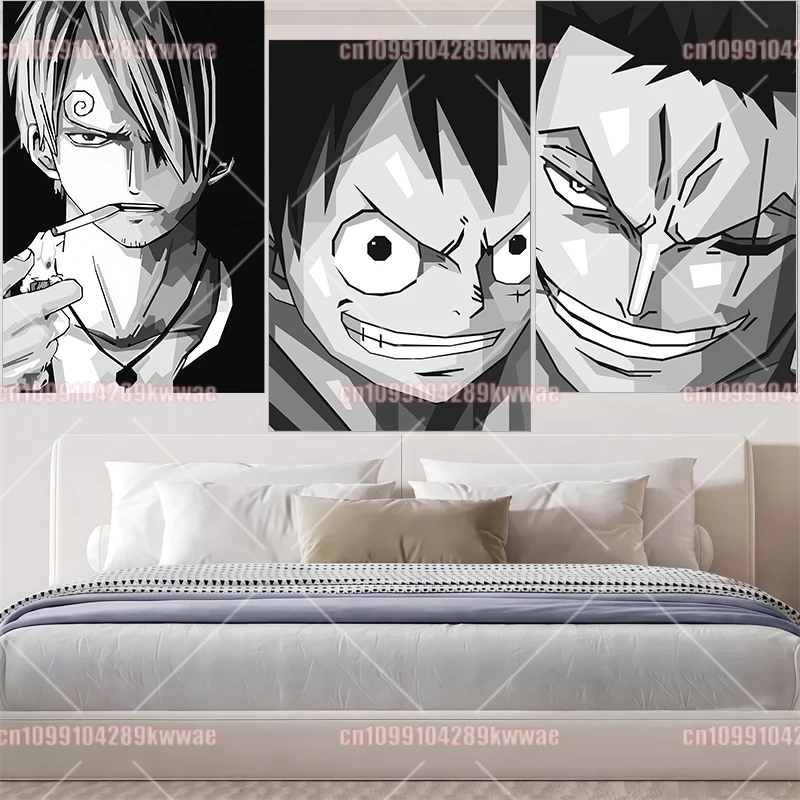 Cuadro Decorativo en Lienzo con Imagen de Personaje Clásico de Anime, para Sala de Estar, Pasillo o Habitación Infantil, en Alta Definición