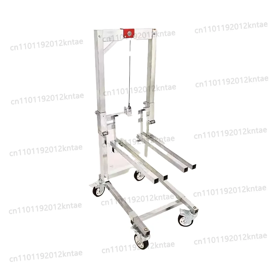 Ultra Lightweight Folding Hand Truck, Portable Household Dolly with Lift Function for Unloading, Moving Cargo, Stall Tools