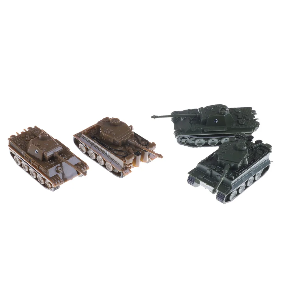 1PCS/Set 1:144 Scale Finished Model Toy 4D Sand Table Plastic Tiger Tanks World War II Germany Panther Tank