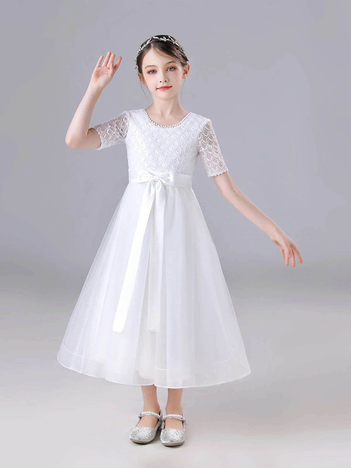 YZYmanualroom Light luxury high-end flower girl dress/family party/graduation ball/junior bridesmaid dress /custom dress