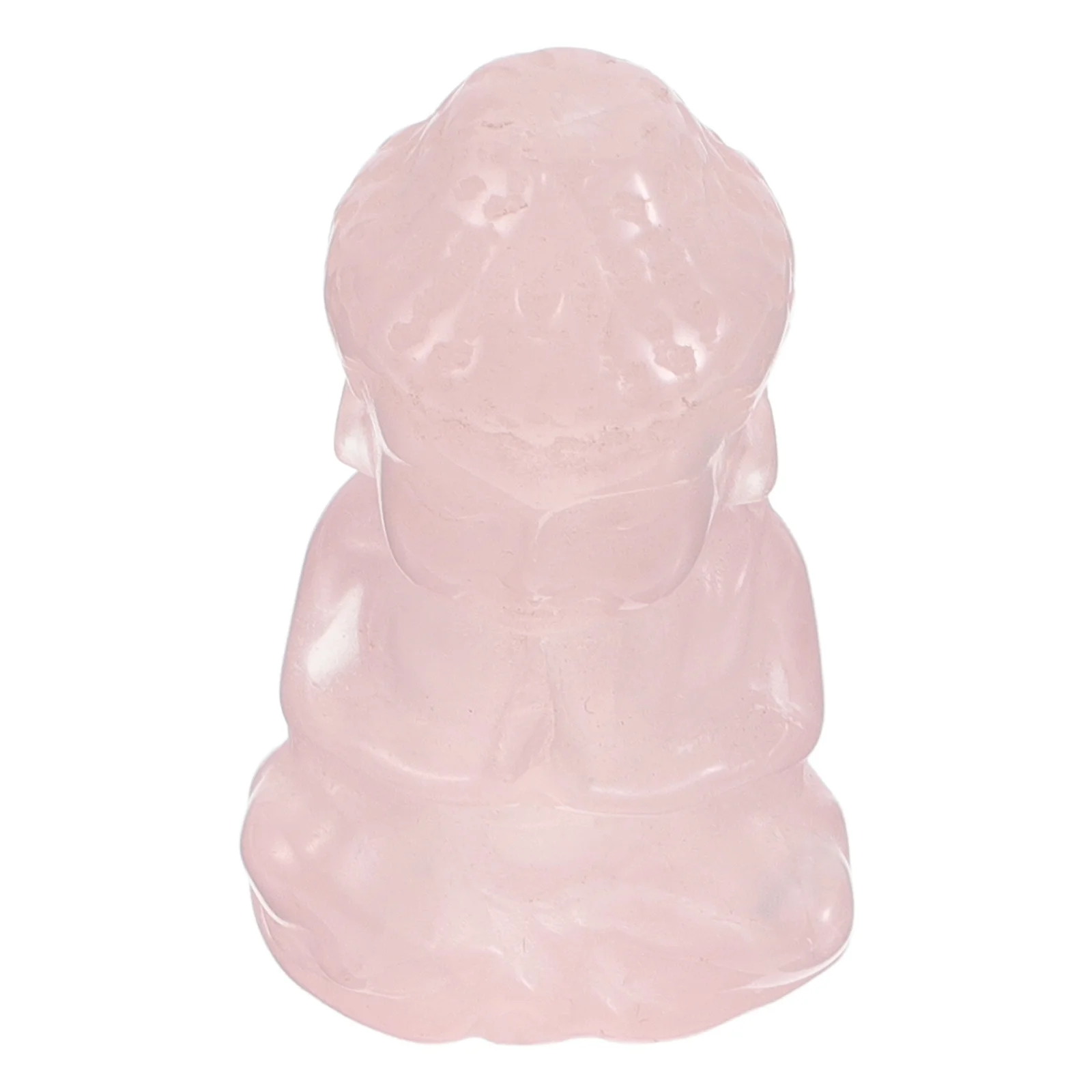 

Hand-Carved Natural Rose Quartz Buddha Statue For Home Decor Zen Feng Shui Spiritual Ornament Meditation Room